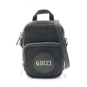 GUCCI Black Leather Shoulder Bag